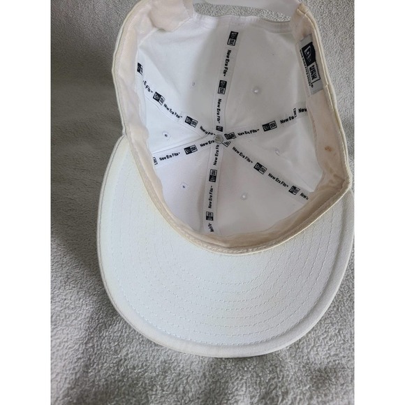 New Era Zumiez White 59FIFTY Snapback Hat Cap - Picture 3 of 7